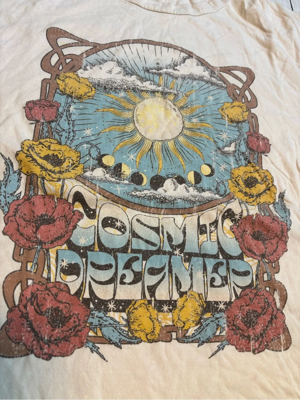 Altar’d State Cosmic Dreamer Tee in Cream